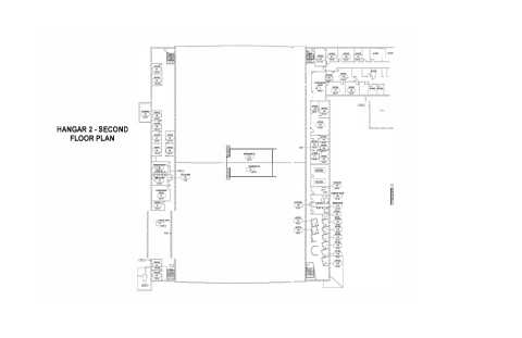 Hangar Two Second Floor Floorplan September 2024