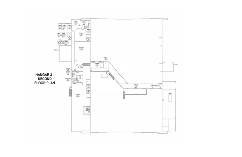 Hangar Three Second Floor Floorplan September 2024