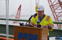 DRBA Executive Director Tom Cook at UHPC Press Conference